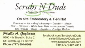 Scrubs and Duds company information