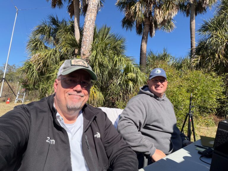 Jack N4KIN and Ryan AF40 at Werner Boyce State Park